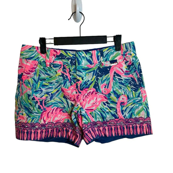 Lilly Pulitzer 5” Callan Shorts in Flamenco Beach - Picture 1 of 5